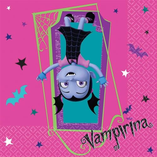 Disneyâ€™s Vampirina Design Beverage Napkins-16pc