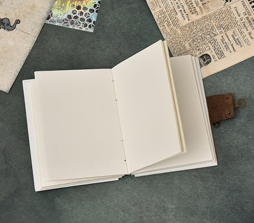 Image of Sabr Motivational Diary with Lock | 5x7 Inch Handmade Journal for Women & Men | Vintage Travel Notebook with Quote | Recycled Paper Writing Journal for Daily Notes & Gifts