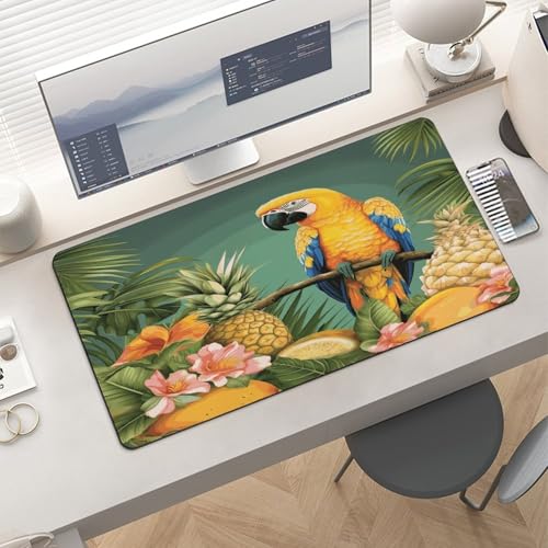 Summer Parrot Pineapple Bird Desk Pad Large 30x60 cm miniatura 6