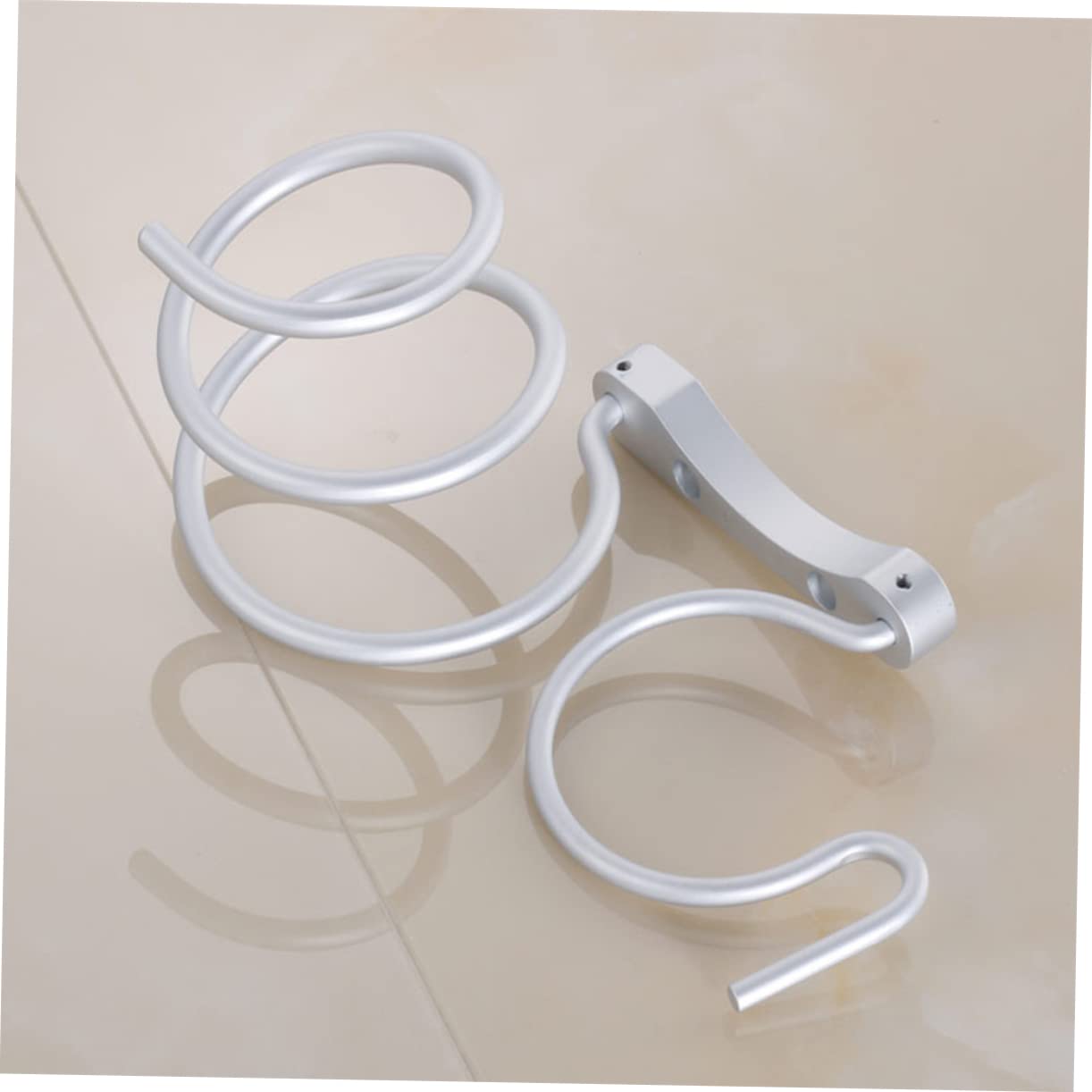 DOITOOL 2stücke Aluminium Für Haartrockner Mit Haken Wandmontierte Ablage Für Badezimmer Vielseitiger Aufbewahrungsschrank Mit Saugknöpfen Und Schrauben Platzsparend Und