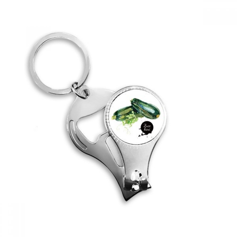 Cadeau charm courgettes, un porte-clés multifonction original