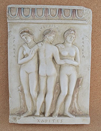 Tres gracias Charites escultura gran relieve Aglaea Euphrosyne Thalia