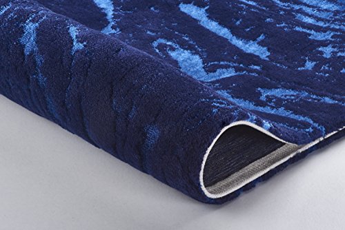Kleine Wolke Textilgesellschaft 4091789135 Bath Mat, Combination, Blue, 0.8 x 60 x 1 cm, 60 x 60 cm (Rectangular) - Image 2