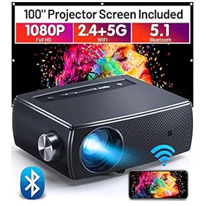 CLOKOWE YG661 Review: 9600L 1080P WiFi Projector