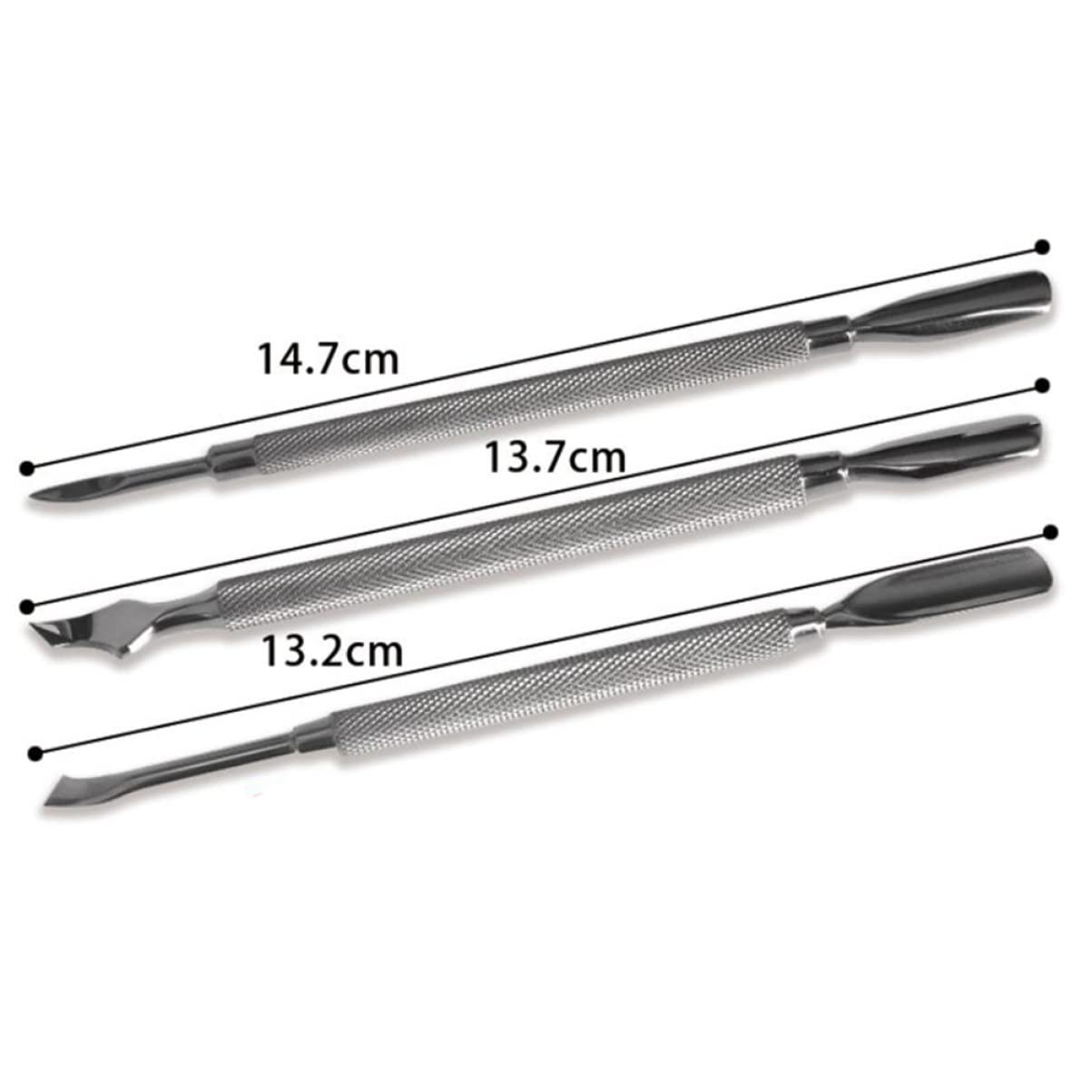 9 Piezas Herramienta Para Cutículas De Uñas Kit Removedor De Cutículas Recortador De Pedicura De Uñas Empujador De Cutículas Removedor De Cutículas De Acero Metal Manicura