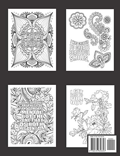 Dentistry Adult Coloring Book: Funny Gift for Dentists, Dental Hygienists, Dental Assistants, Dental