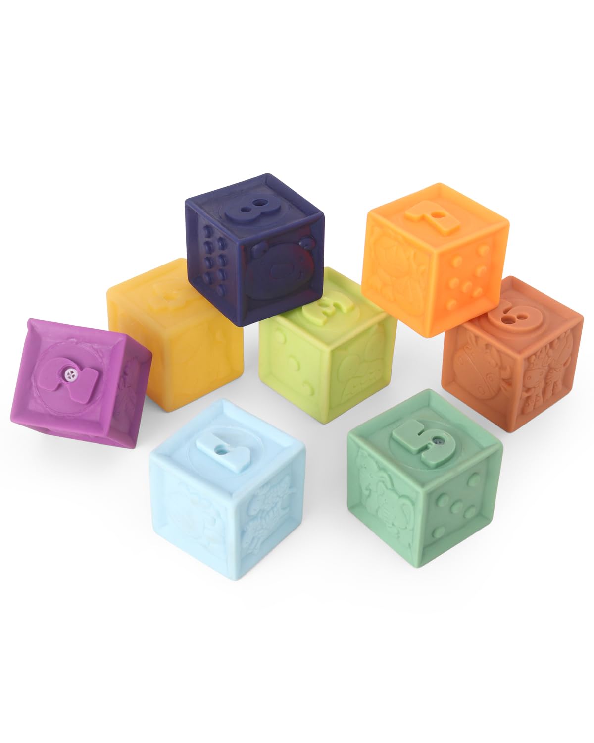 Play Nation Premium 8 Pcs Bath in Style Squeeze Toy Set for Babies|Water Toys for Baby,Toddler| Floating Bath Toys for 0-24 Months|Squeaky Bath Building Blocks for Kids|Made in India|BIS Certified (B0CBXL13H2) Amazon Price History, Amazon Price Tracker