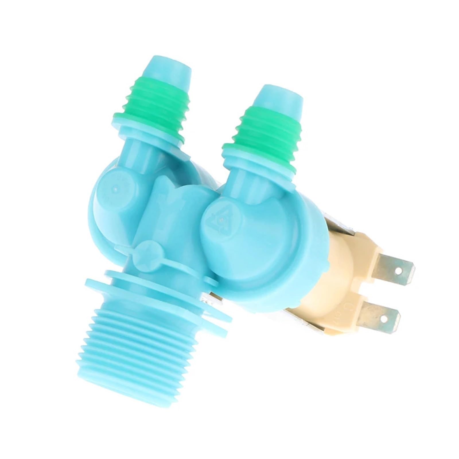 Válvula Solenoide De Entrada De Agua De Doble Cabezal C-225/19-a01 DC62-00311C Pieza De Repuesto For Lavadora | Electroválvula de entrada de doble cabezal, compatible con C-225/19-a01 y DC62-00311C for mantenimiento de lavadoras