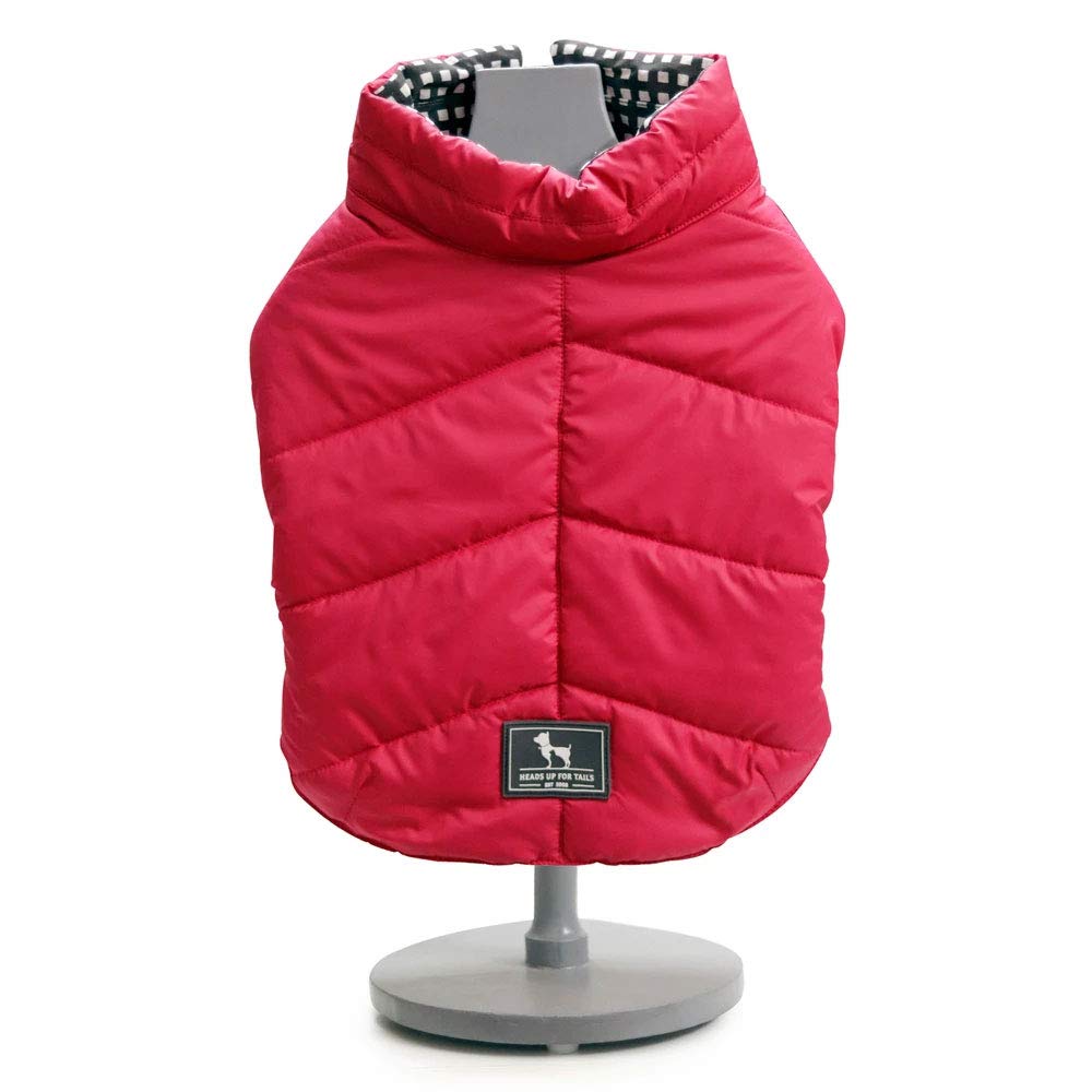 Heads Up For Tails Cozy Pupper Dog Jacket - Pink - XL (B082NHQR2L) Amazon Price History, Amazon Price Tracker