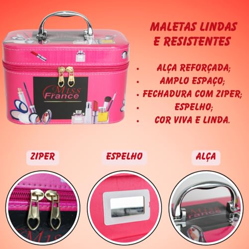 Maleta de Maquiagem Infantil Make Completa Para Criança Kit