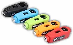 Trava de Segurança Antifurto para Moto – Universal, Compacta, Com Chave, Instalação Rápida na Manete, Proteção Contra Furtos Urbanos