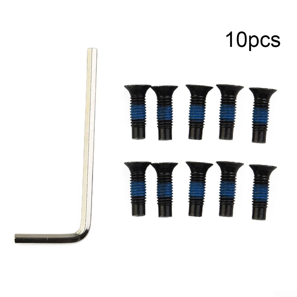Kit de tornillos de montaje para scooter eléctrico Ninebot Max G30 ES1 ES2 ES4 F, pernos de acero inoxidable, 10 piezas