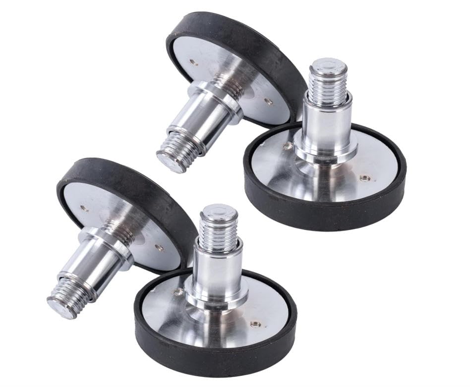 4 piedini in gomma per sollevamento auto più cuscinetti per gambe alte compatibili con fori di montaggio adattatori impilabili di diametro 50 mm