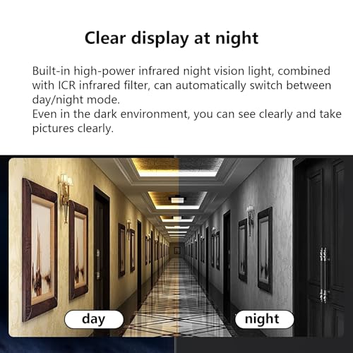 WANGCL Draadloze Video Deurbel Camera Visuele Smart Security Deurbel met Bewegingsdetectie Nachtzicht 2-weg Audio Real-Time Monitoring - Afbeelding 7