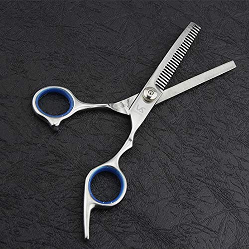 Festnight Conjunto profissional de corte de cabelo S-cissors Conjunto de aço inoxidável para cabelei