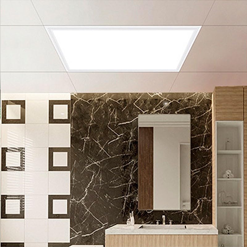 Panneau LED 60 x 60 cm avec kit d'encastrement 44 W UGR19 Driver