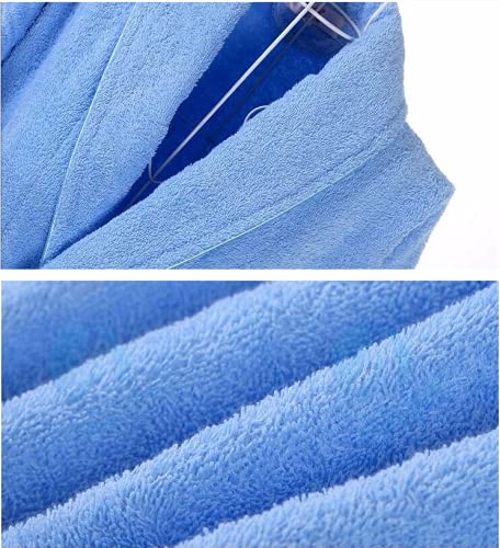 Mannen Vrouwen Katoenen Badstof Badjas Liefhebbers Effen Handdoek Nachtkleding Lange Badjas Kimono Femme Kamerjas… - Image 5