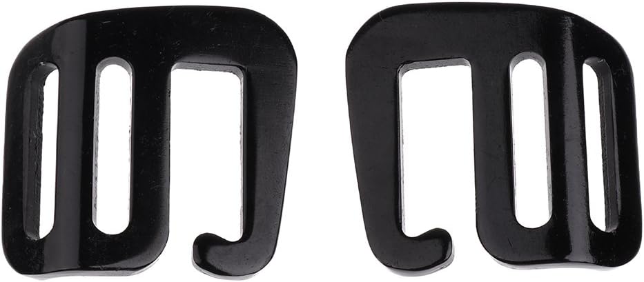 Tongina 4 Pack Webbing Strap Buckles, Aluminum Alloy G Shape Hook for 1 Inch Belts, Backpack Accessories, Men Women Outdoor Sports Tool : Sports & Outdoors