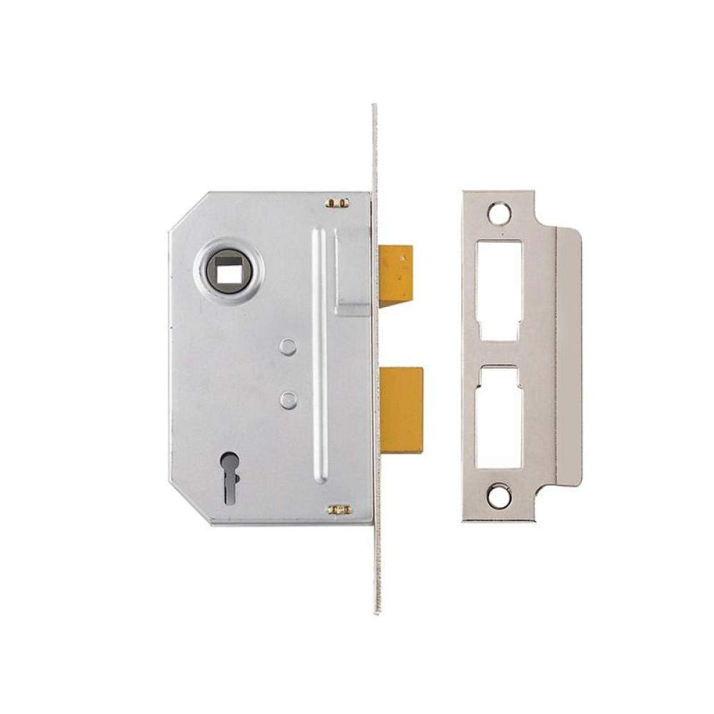 Yale 76mm Chrome Effect Metal 3 Lever Sashlock from B&Q