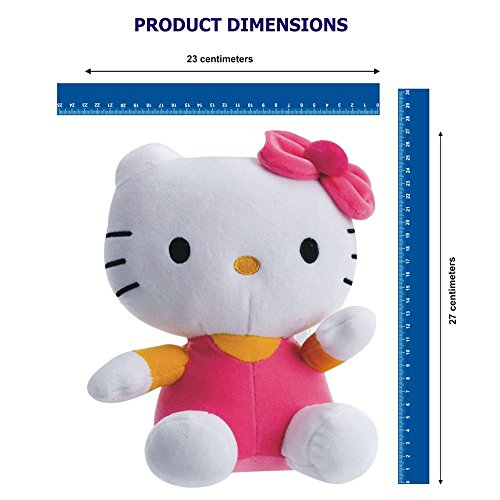 Image of SANA Soft Plush Stuffed Cute Kitty for Kids & Gifts (Dark Pink, 26cm)