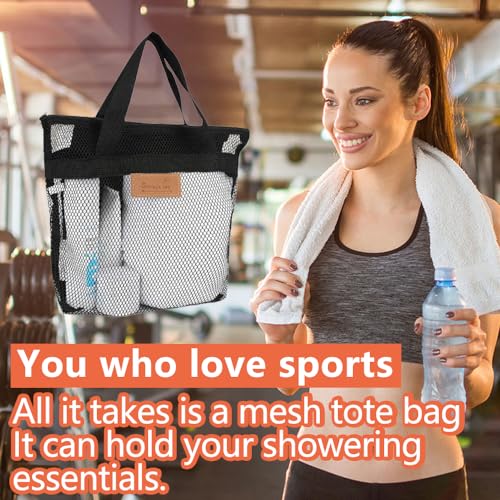 Rotema Portable Shower Bag - College Dorm Essentials, Everyday Household Shower Basket for Toiletries2