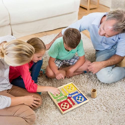 Juego de Mesa 2 en 1 Ludo y Serpientes y Escaleras miniatura 5