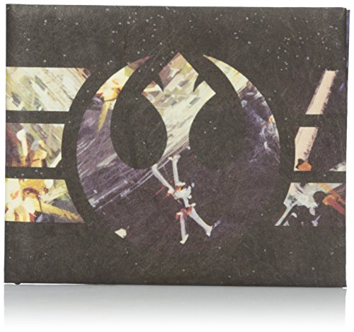 Mighty Wallet Star Wars Men's Ultra Thin Strong Tyvek Wallet by Dynomighty - Rebel Logo with X-Wings