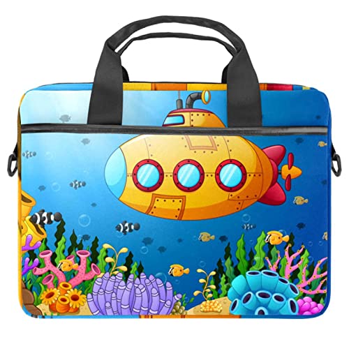 Sac pour ordinateur portable Submarine multicolore de 13 à 14.5 pouces pour le bureau