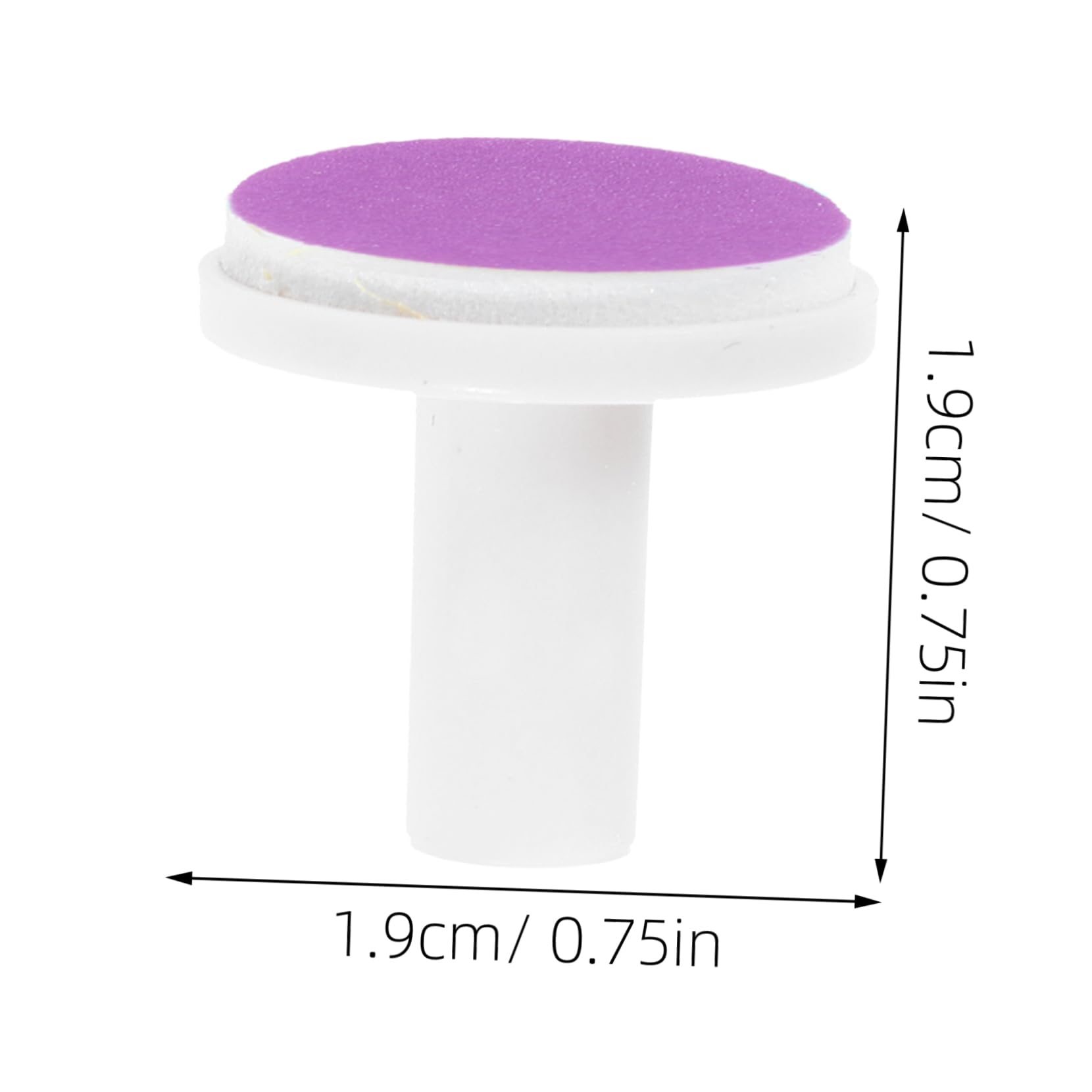 HOUDERCO Baby Nail Trimmer Replacement Heads 6pcs Nail Grinding Bits Universal Nail Heads Gentle and Safe for Newborns