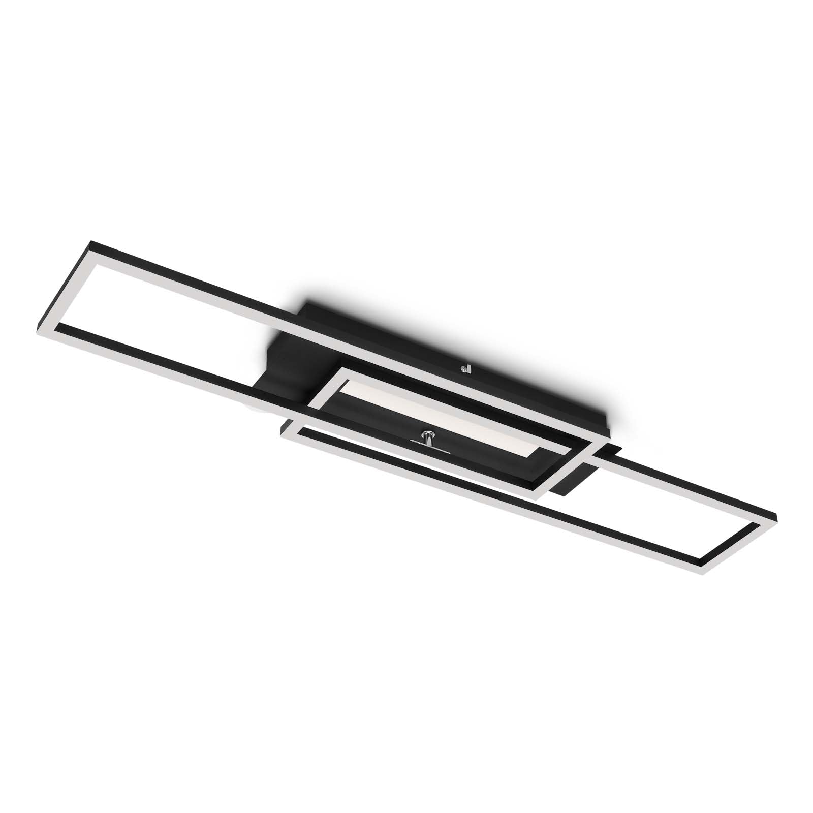 Briloner Frame Mid Led Ceiling Light, 3,000 K, Black
