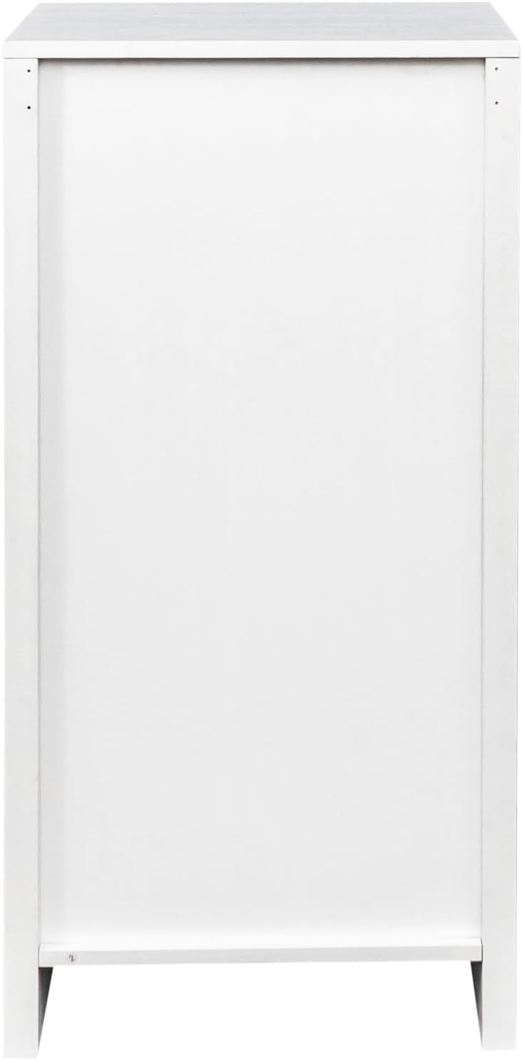 Wine Bar Cabinet Ancona Modular, One Size, White Style 1