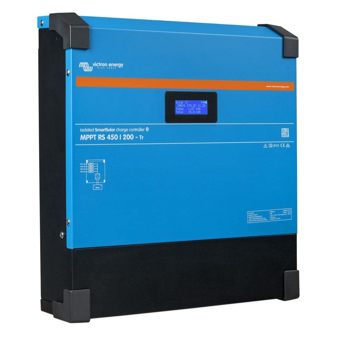 Victron Energy SmartSolar MPPT RS Tr Laderegler (Bluetooth) - Solar Laderegler - 450V DC 200 Ampere 48-Volt