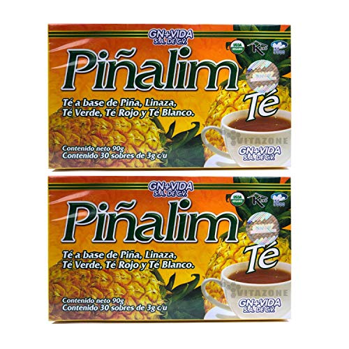 Productos Para Bajar De Peso, GN+Vida Piñalim Té 30 Sobres (2 cajas de 30 sobres)