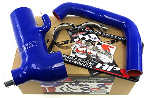 Image of HPS 57-1293-BLUE-2 Blue Silicone Air Intake Hose (Post MAF with Sound Tube)