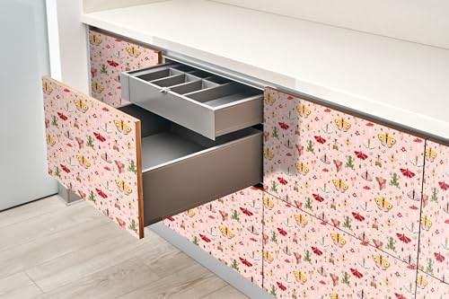 Pegatinas para cocina Wallfluent y vinilo autoadhesivo para muebles mate de sala 100x50 cm 5