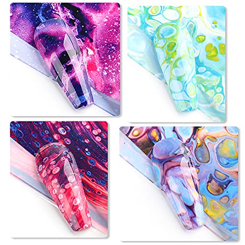 20 Sheets Dream Gold Marble Stone Nail Art Sticker, Fashion Nail Art Foil Decals Nail Art Supplies Nail Foil Wraps For Women Girls Nail Art Decoration Diy Manicure Design #TOP1