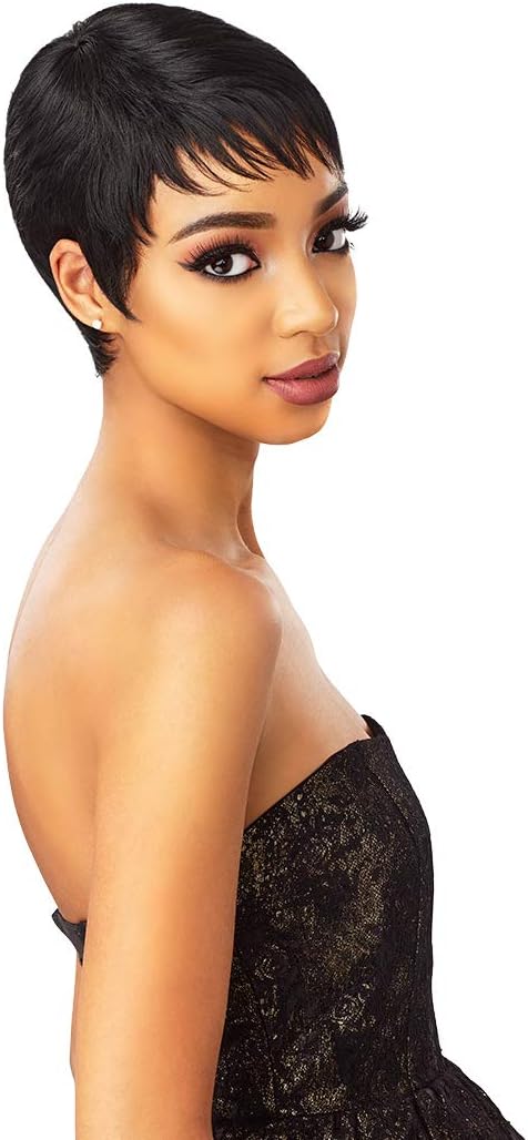 Instant Weave Synthetic Half Wig - RUBY (1 [Jet Black])