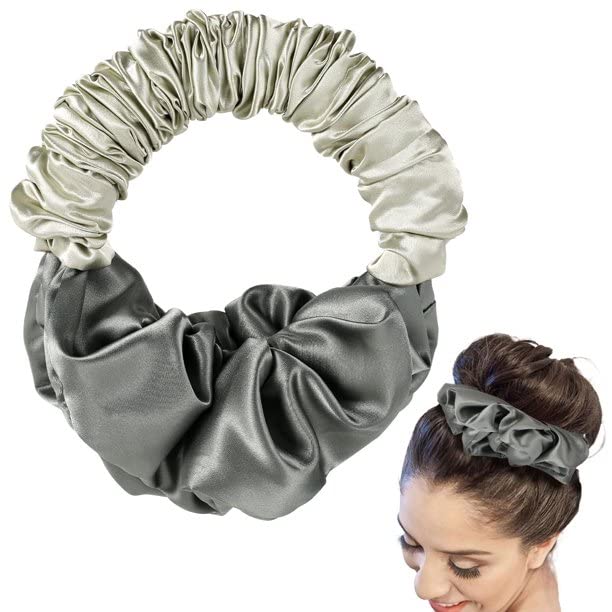 Heatless Curling Rod Headband, 2022 New Satin Heatless Hair Curler, Hair Curlers to Sleep in Overnight, No Heat Ponytail Hairband, Magic Soft Heatless Curls for Long Medium Hair (Green)