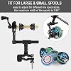 PLUSINNO Fishing Line Spooler For Fishing Reels, Fishing Gear And Equipment Gift For men With Unwinding Function Versatile for Thick & Thin Rods, Works with Spinning Reel, Cast Reel Without Line Twist
