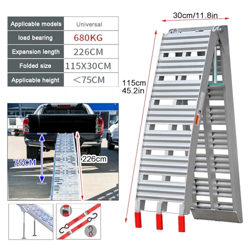 Rampas de Aluminio para Carga, Capacidad 1499 lbs miniatura 7