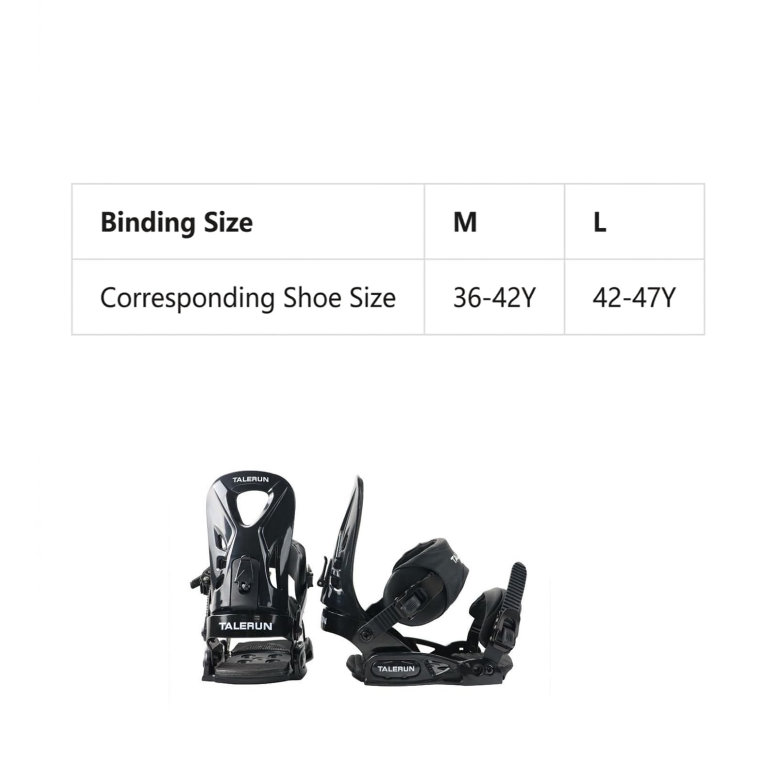 Attacchi da Snowboard Resistente, M 36-42