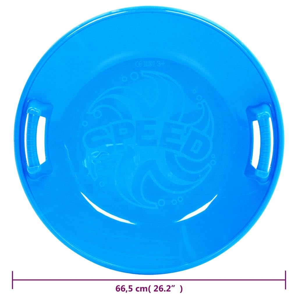 Générique Luge Ronde Bleu 66,5 cm PP,Équipements Sportifs,Loisirs de Plein air,Activités & Sports d'hiver,Traîneaux-93711