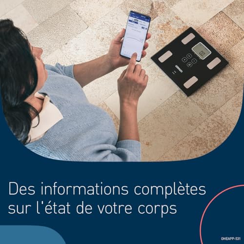 OMRON VIVA Balance avec Bluetooth pour poids, graisse viscérale et IMC – vue 2