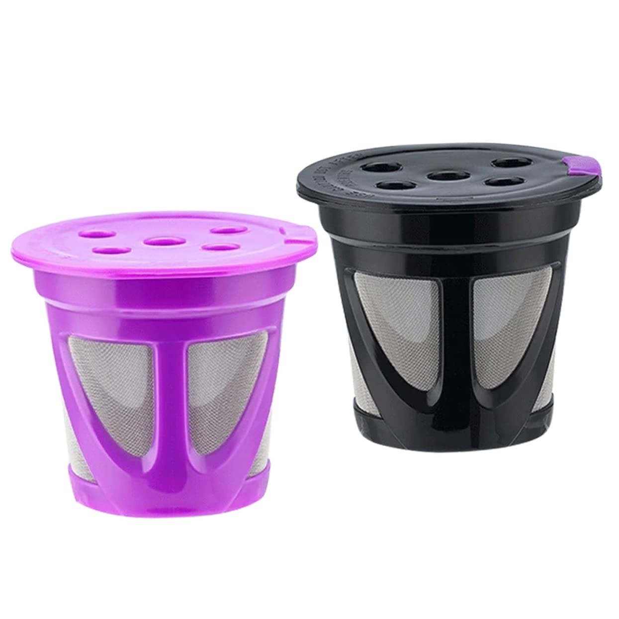 Amosfun 10 Piezas cápsula de café taza colador de café accesorios para maquinas de expreso de café reutilizables de café recargables concentrado de café maquina de cafe