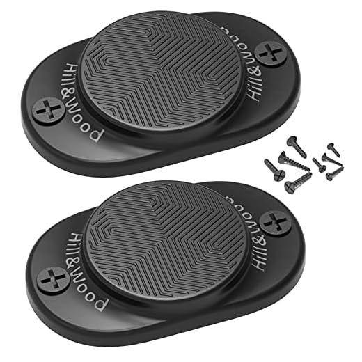 Gun Magnet [2-Pack] | 30 lbs Rated | Rubber Coated Magnetic Gun Mount | Hill & Wood Gun Magnet-Concealed Gun Holder for Car, Handgun, Pistol, Rifle, Shotgun, Revolver