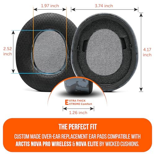 image for WC Freeze Nova Pro Wireless - Cooling Gel Earpads for Arctis Nova Pro 