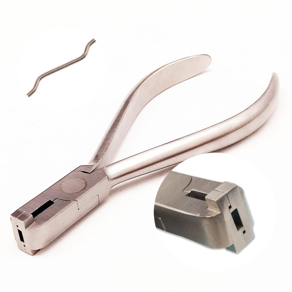 Dental Ortho Z Bent Bending Pliers,Z-Bend Forming plier Dental Wire Bending Forceps (1 piece Z Bent Regular A)