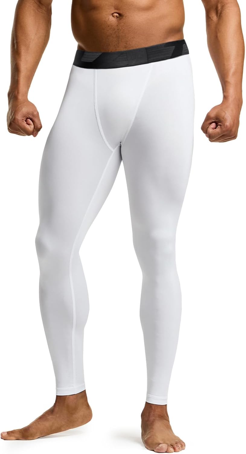 TSLA Men's Compression Pants - Cool Dry Athletic Sports Workout Running Tights Leggings Baselayer - Image 9