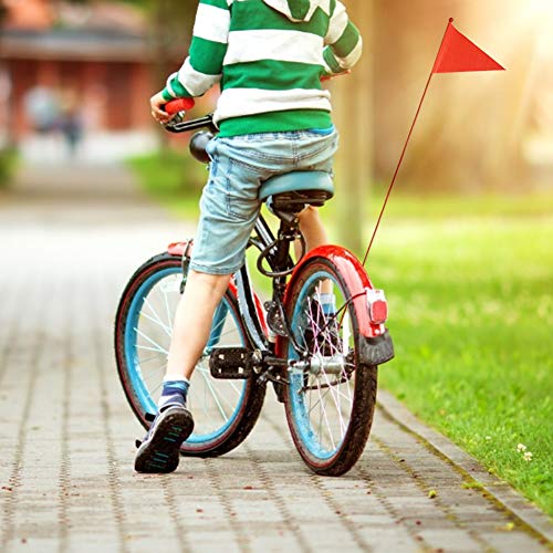 Drapeau sécurité vélo enfant évite les angles morts support de fixation inclus