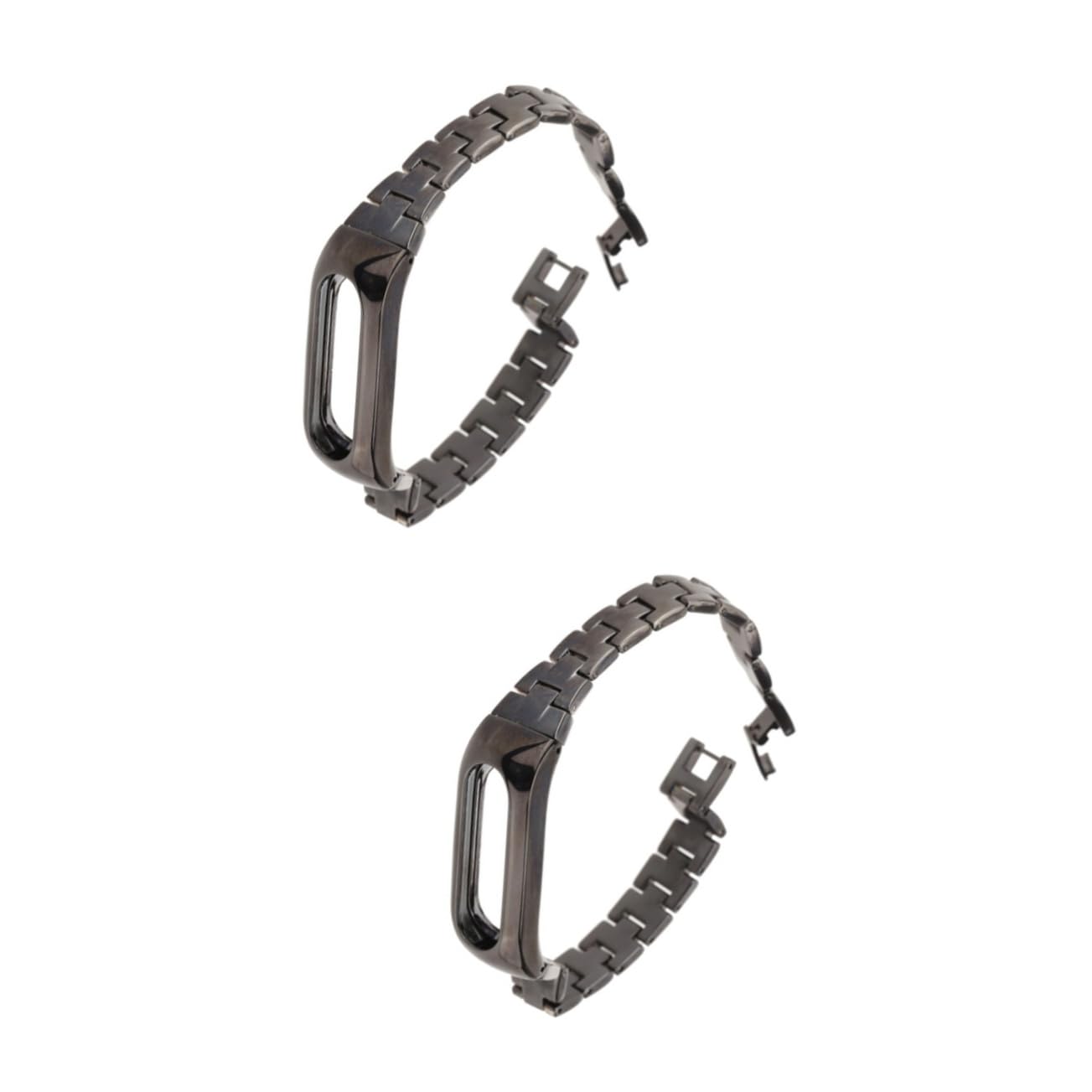 Gatuida 2piezas Correa De Acero Inoxidable Para Band Pulsera Personalizable y Duradera
